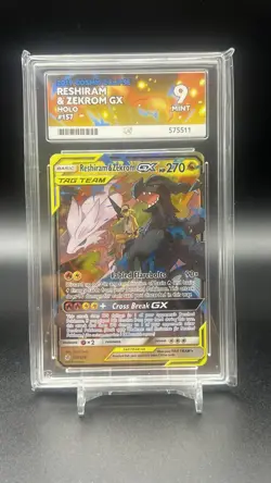 Pokemon TCG - Cosmic Eclipse - Reshiram & Zekrom GX - Holo - ACE 9 - 157/236 - Image 1