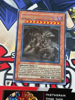 Yugioh Red Dragon Archfiend/Assault Mode CRMS-EN004 Unl Edition Ghost Rare NM - Image 2