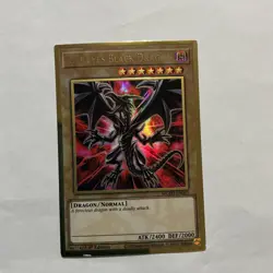 Yugioh! Red-Eyes Black Dragon MGED-EN003 Gold Rare 1st Edition NM - Image 1