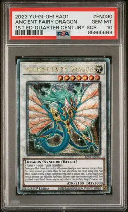 Ancient Fairy Dragon PSA 10 - RA01-EN030 - Quarter Century Secret Rare - Yugioh - Image 1