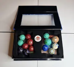 Vintage Bakugan Childhood Lot Season 1 B1 (2007-09) High G-Power w/ Cards & Case - Image 1