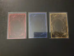 EGYPTIAN GOD CARDS OBELISK SLIFER RA LC01 Quarter Century Secret Rare Yugioh TCG - Image 2
