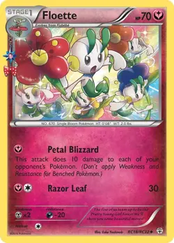 Floette RC18/RC32 Uncommon Generations: Radiant Collection Pokemon Card - Image 1