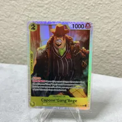 Capone"Gang"Bege OP11-101 SR One Piece TCG Card Game NM Yellow - Image 1