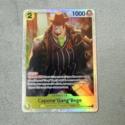 Capone"Gang"Bege OP11-101 SR One Piece TCG Card Game NM Yellow - Image 3