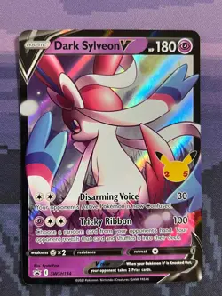 Dark Sylveon V SWSH134 Pokemon SWSH Black Star Promo Near Mint Card NM 1 - Image 1