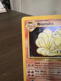 Pokemon Ninetails Holo Card 17/110 Legendary Collection LP - Image 5