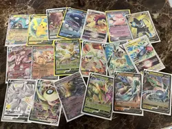 V, Vstar, VMAX, EX, and Full Art 70 Card Pokemon Lot Mint/Near Mint - Image 2