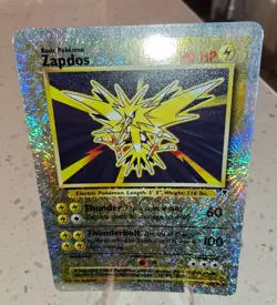 ZAPDOS Reverse Holo Legendary Collection ENG POKEMON Card Carta 19/110 - Image 2