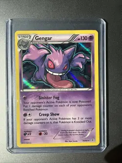 Pokemon TCG XY Generations Gengar Reverse Holo Rare Card 35/83 - Image 1