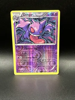 Gengar 60/162 Reverse Holo Rare XY - BREAKthrough Pokemon Card - Image 1