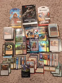 400 MTG Cards - Magic the Gathering Lot w/ FOILS & RARES! + BOOSTERS + DECKS - Image 1