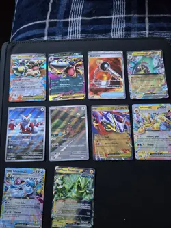 Lot of 10 Pokemon EX, IR, FULL ART Trading Cards - Modern - Image 1