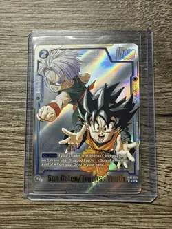 Son Goten/Trunks : Youth SB02-025 Alt Art Manga Booster 02 Dragon Ball Card Eng - Image 1