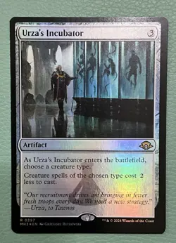 MTG Magic the Gathering Urza's Incubator Modern Horizons 3 Foil Card (297/703) - Image 2