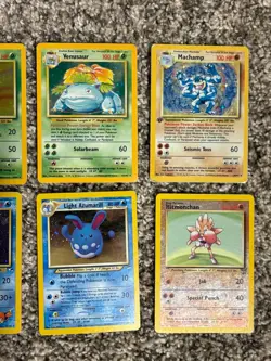 Vintage Pokemon Holo Lot 8 cards - Base Set, Gym Challenge, Jungle, Fossil, Best - Image 3