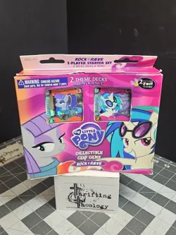 2014 Hasbro My Little Pony Rock N Rave Card Game Starter Set 2 pks, NEW SEALED - Image 2