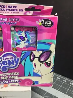 2014 Hasbro My Little Pony Rock N Rave Card Game Starter Set 2 pks, NEW SEALED - Image 5