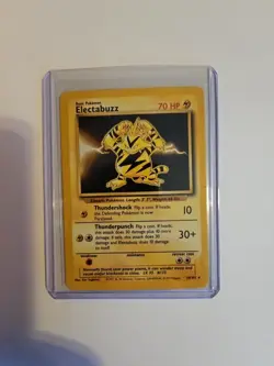 Pokemon TCG Electabuzz Base Set, Unlimited Rare Card 20/102 - Image 1