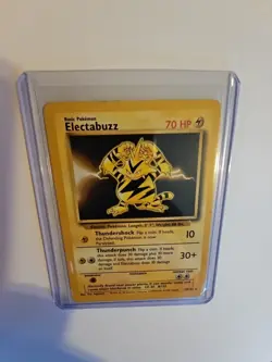 Pokemon TCG Electabuzz Base Set, Unlimited Rare Card 20/102 - Image 3