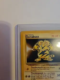 Pokemon TCG Electabuzz Base Set, Unlimited Rare Card 20/102 - Image 4