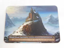 Mount Ussar Sanctuary Non-Foil Sorcery Contested Realm Gothic Unique Card TCG - Image 1