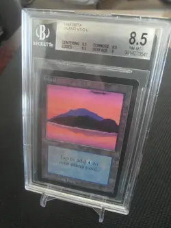 Island BGS 8.5 Beckett Graded - Limited Edition BETA (LEB) 1993 NM mtg - Image 1