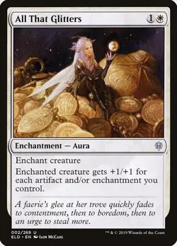 All That Glitters 1x MtG Throne of Eldraine SP/NM - Image 1