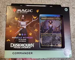 MTG Duskmourn: House of Horror Commander Deck - Miracle Worker NEW Sealed - Image 1