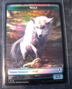 WOLF 2025 Magic the Gathering INNISTRAD REMAST. 2-Sided Foil #18 TOKEN CREATURE - Image 1