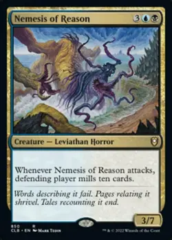 Damaged, English MTG Regular Nemesis of Reason Commander Legends: Battle for Bal - Image 1