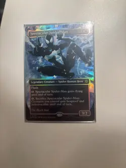 Magic: The Gathering Spectacular Spider-Man (0235) (Borderless) (Textured Foil) - Image 3