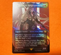 Sephiroth Fabled SOLDIER No.382 [FOIL] English Borderless | MTG Final Fantasy - Image 1
