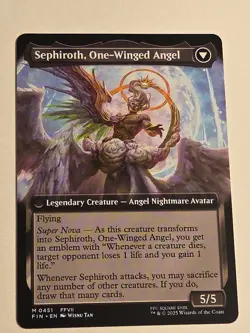 Sephiroth, Fabled Soldier X1 (Extended Art) FIN MTG Final Fantasy - Image 2