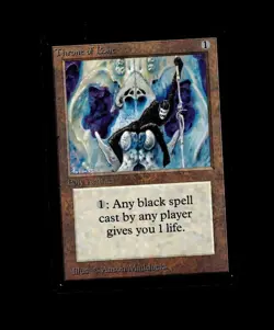 Magic the Gathering THRONE OF BONE Beta MTG - Image 1