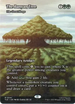 MTG: Avatar: Eternal-Legal: Borderless The Banyan Tree: Lightly Played Condition - Image 1