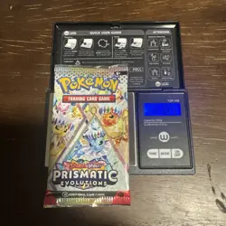 21.65g HEAVY - Pokemon TCG Prismatic Evolution Booster Pack!Possible GOD - Image 1
