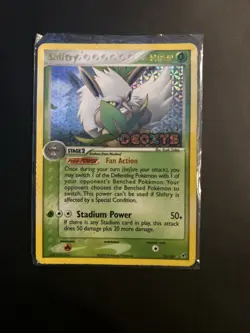 Pokemon TCG Shiftry EX Deoxys 25/107 Reverse Holo Rare LP - Image 1
