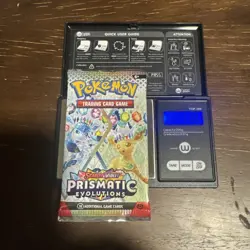 21.78g HEAVY - Pokemon TCG Prismatic Evolution Booster Pack!Possible GOD - Image 1