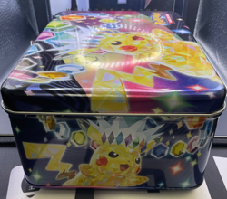 Pokemon TCG Surging Sparks 2024 Collector’s Chest Lunch Box Tin - Empty/No Packs - Image 4