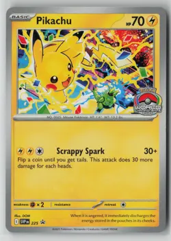Pikachu [World Championships] 225 Pokemon Scarlet & Violet Promo Near Mint (NM)1 - Image 1