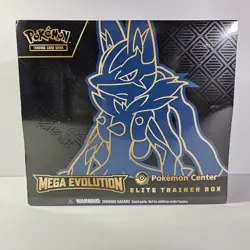 Pokemon Center Lucario Elite Trainer Box ETB Mega Evolutions New/Sealed TCG - Image 1