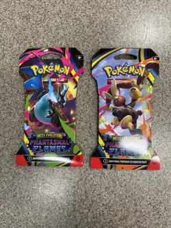 **NEW** Pokemon TCG Pokemon Phantasmal Flames Sleeved Booster Packs - Image 1