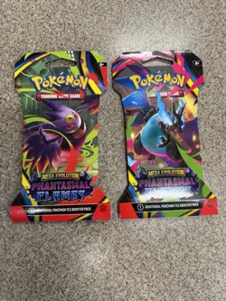 **NEW** Pokemon TCG Pokemon Phantasmal Flames Sleeved Booster Packs - Image 2