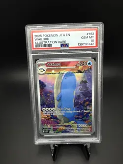 Pokemon Journey Together Wailord 162/159 PSA 10 Gem Mint Illustration Rare - Image 1