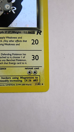 Pokemon TCG Dark Magneton 11/82 Team Rocket Holo Rare LP - Image 5