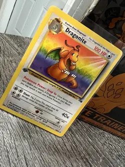 Pokemon TCG Dragonite Fossil 19 Regular 1st Edition Rare - Image 4