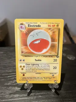 Electrode 18/64 Jungle Regular Rare Non Holo LP Pokemon WOTC - Image 1