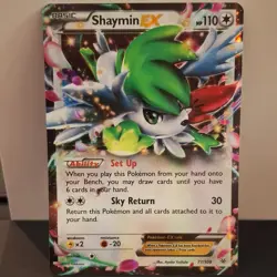 Shaymin EX - 77/108 - LP - Ultra Rare Holo - XY: Roaring Skies - Pokemon TCG - - Image 1