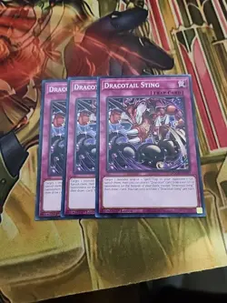 3X Dracotail Sting DOOD-EN077 Common 1st Edition NM Yugioh - Image 1